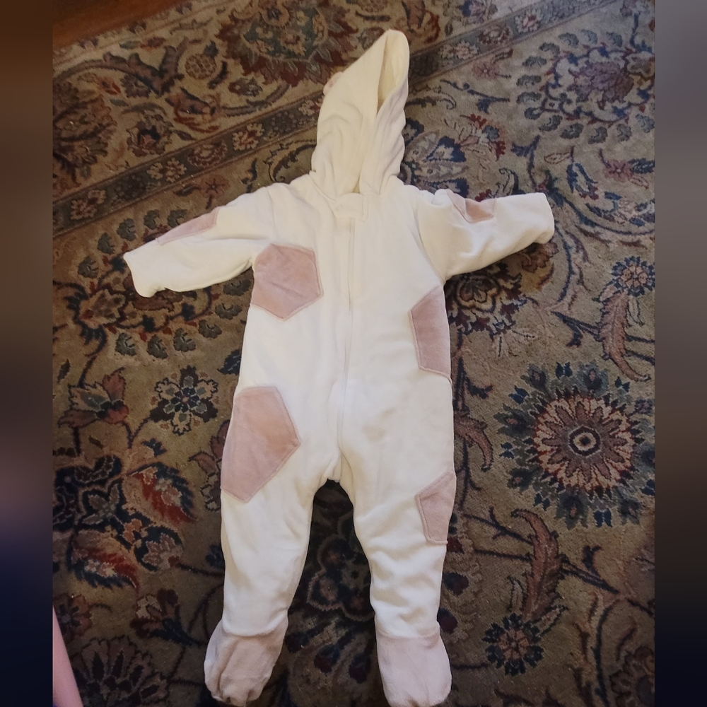 Cute one piece cozy pajama for winter